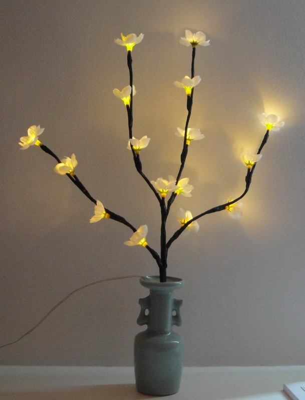 FY-003-F06 LED natal flor galho de árvore pequenas luzes lâmpada lâmpada LED FY-003-F06 LED natal flor galho de árvore pequenas luzes lâmpada barata levou