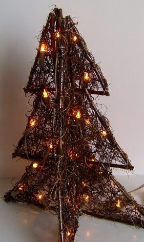  manufacturer In China FY-06-004 cheap christmas black tree rattan light bulb lamp  factory