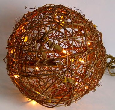  made in china  FY-06-018 cheap christmas rattan big ball light bulb lamp  distributor