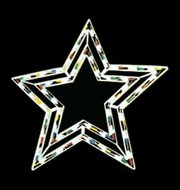 Estrela do Natal de plástico estrela de plástico frame da lâmpada lâmpada barata natal - Luzes de armação de plásticoChina fabricante