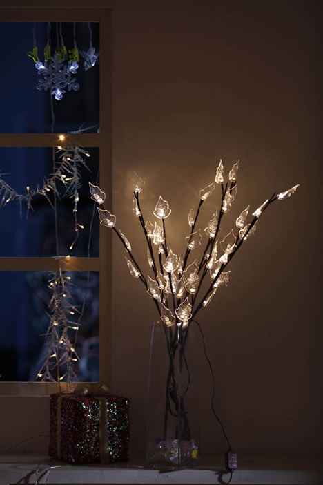 FY-50020 LED barato natal galho de árvore pequenas luzes lâmpada lâmpada LED
