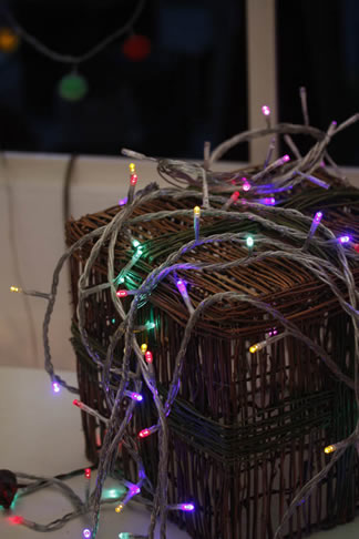 FY-60101 LED das luzes de Natal bulbo de cadeia cadeia de lâmpada barata
