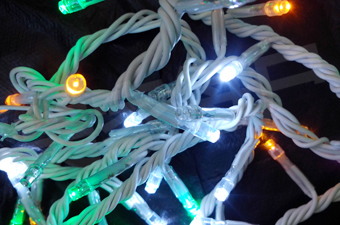 FY-60110 LED das luzes de Natal bulbo de cadeia cadeia de lâmpada barata