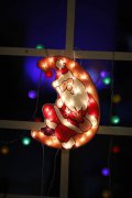 FY-60312 christmas santa clau FY-60312 billig Weihnachten Weihnachtsmann Fenster Glühlampelampenadapters - Fenster leuchtetin China hergestellt