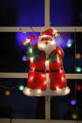FY-60313 christmas santa clau FY-60313 billig Weihnachten Weihnachtsmann Fenster Glühlampelampenadapters - Fenster leuchtetin China hergestellt