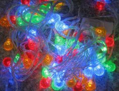 FY-60114 LED christmas lights bulb lamp string chain FY-60114 LED cheap christmas lights bulb lamp string chain - LED String Light with Outfit manufacturer In China