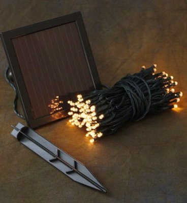 <strong>FY-60L-SP Series 60 LED Solar S</strong> Solar Powered 60 LED Copper Wire String Lights Garden Christmas Outdoor - Solar Christmas Lights manufacturer In China